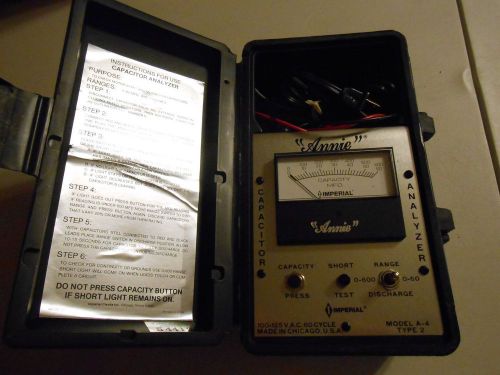 Imperial Capacitor Analyzer Model A-4 Type 2!!!