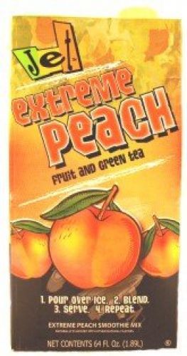 Jet Tea Extreme Peach Smoothie Mix 64 oz