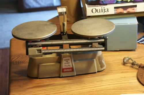 Vintage Harvard Ohaus Trip Balance Scale 2 kg - 5 lb