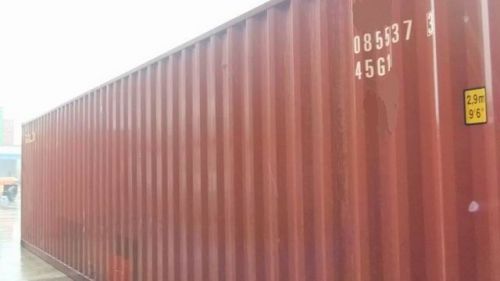 (100) 40&#039; hc shipping/storage container - serviced to wichita falls, tx for sale