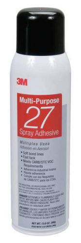 3M (27-Spray-Adhesive) Multi-Purpose 27 Spray Adhesive Clear, Net Wt 13.05 oz