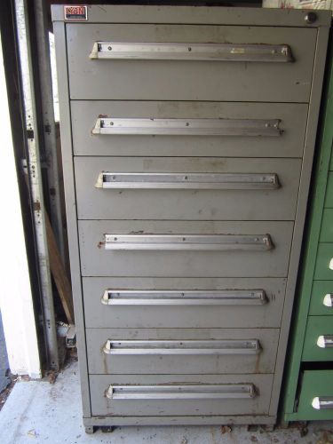 Lyon modular 7 drawer tool cabinet, 59h 30w 28&#034;d for sale