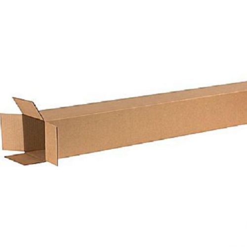 Corrugated Cardboard Tall Shipping Storage Boxes 6&#034; x 6&#034; x 60&#034; (Bundle of 15)