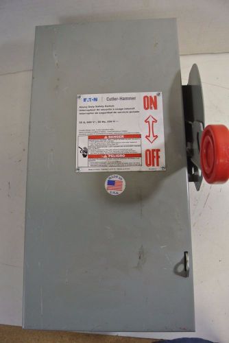 Cutler Hammer 30 Amp 600 Volt Non-Fusible Disconnect Switch Cat: DH361UGK