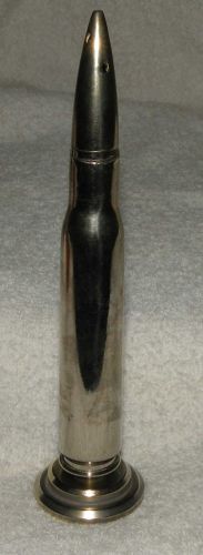 Vintage Trench Art WW2 US 50 Caliber Bullet Shell Desk Accessory FATHER&#034;S DAY
