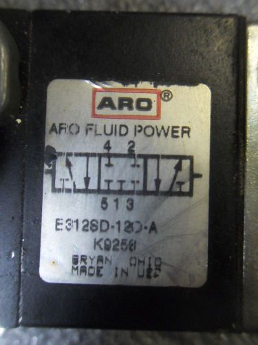 (V48-1) 1 USED ARO E312SD-120-A PNEUMATIC VALVE