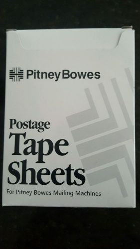 Pitney bowes tape sheets