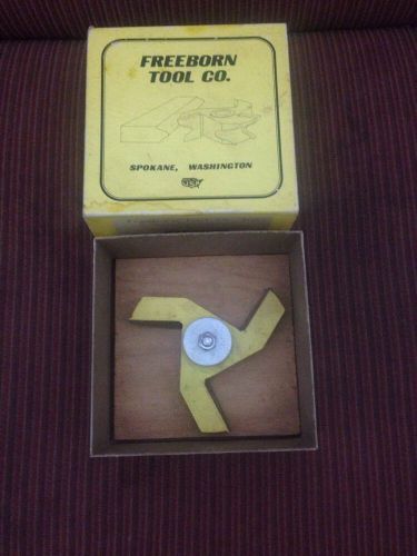 Genuine Freeborn Tantung Carbide Shaper Cutter 3/4&#034; Bore With 1/2&#034;bushings