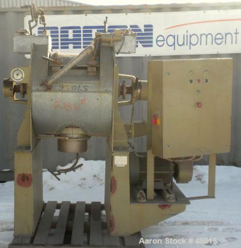 Used- Draiswerke Turbulent Mixer, Model T 160 FM II, 316 Stainless Steel. Approx