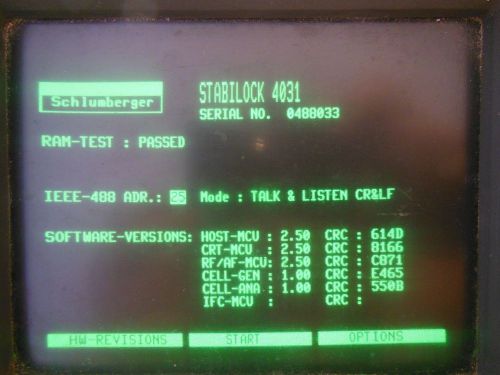 Wavetek Sclumberger SI 4031 STABILOCK Communications Test Set 0.4-1000Mhz