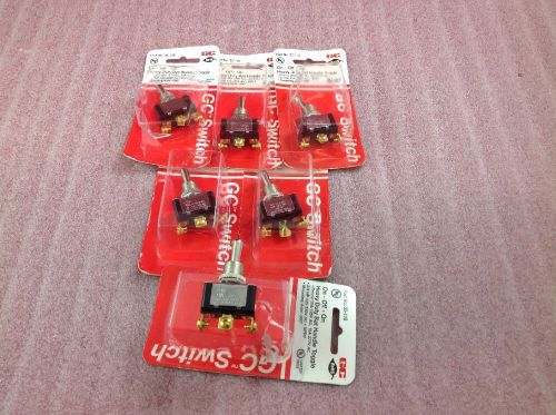 Lot of 6 - ON-OFF-ON TOGGLE SWITCH 35-110 GC Electronics SPDT HEAVY DUTY