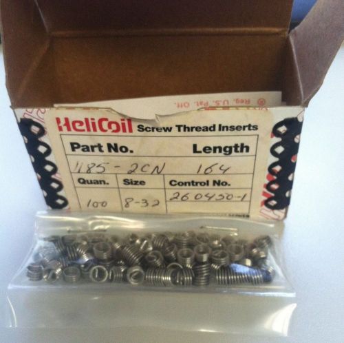 Helicoil 1185-2cn 164 screw thread inserts qty. 100 for sale