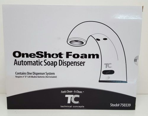 NEW One Shot Foam Automatic Touchless Chrome Soap Dispenser 750339
