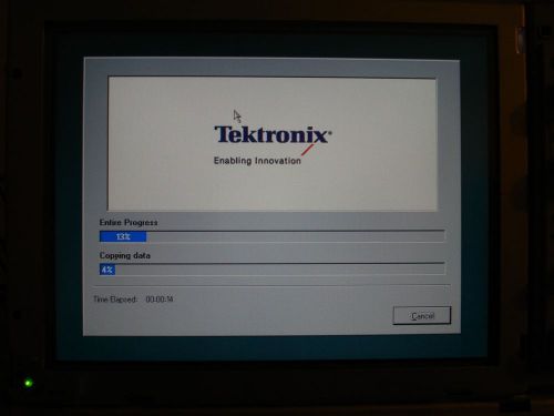 Tektronix Operating System Restore Installation, Field Adjustment