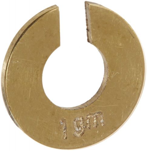Ajax Scientific Brass Material Slotted Weight 1 Gram and For Calibration
