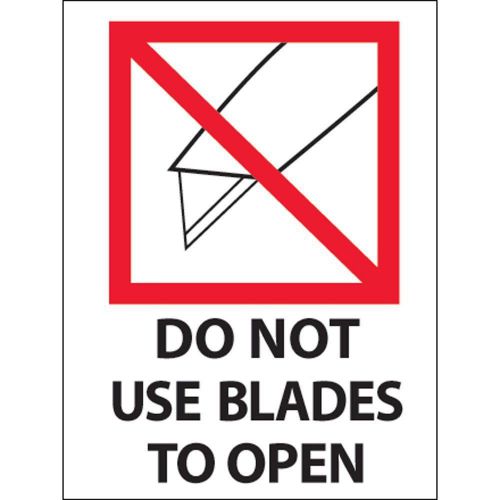DO NOT USE BLADES TO OPEN International Pictorial Labels, 3&#034; x 4&#034;, Roll of 500