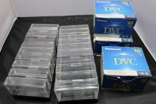 Lot of 35 Empty Mini DV Cases with 2 DV cases holders