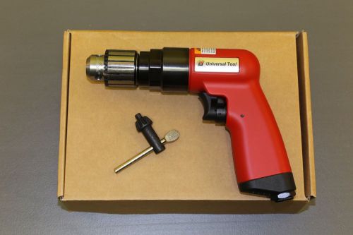 NEW Universal Tool 3/8 Inch Reversible Pneumatic Air Pistol Drill UT8895R
