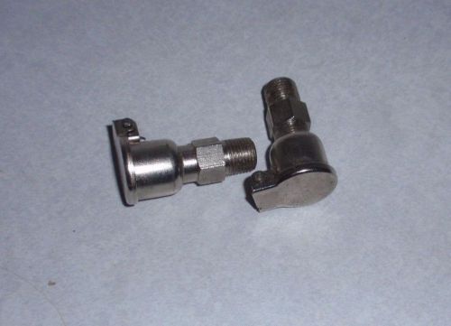 Two Industrial Gits Bros.MFG Co. Straight Threaded  Oiler Fittings