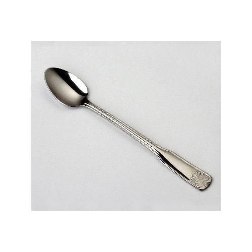 Tuxton FA04103 Iced Tea Spoon, Heavy Weight 18/0 Stainless Steel, Tuxware Shell