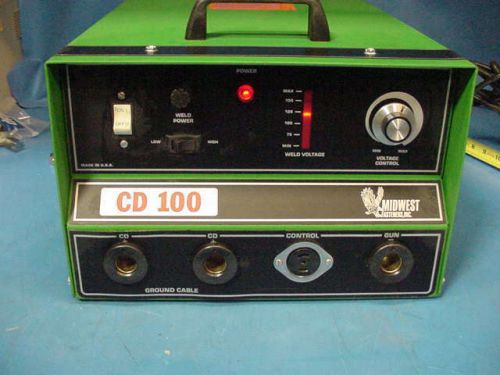 New midwest fasteners cd100 capacitor discharge stud welding system for sale