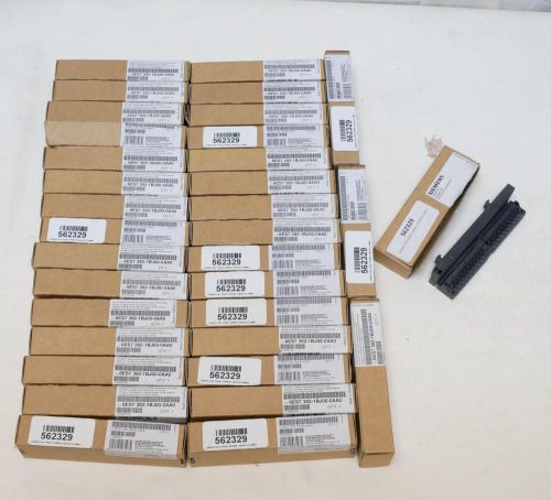 4 NEW SIEMENS 6ES7 392-1BJ00-0AA0 CONNECTORS ! 9 SETS OF 4 AVAILABLE       J862