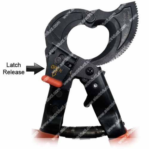 Ratchet Cable Cutter, Professional Grade,Carbon Steel Construction,9&#034;,400/600MCM