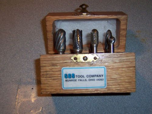 SGS Tool Company 18211 Bur Set #6 D/C Carbide Bur 1/4 Shank Diameter