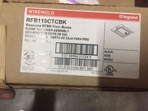 WIREMOLD RFB119CTCBK - FLOOR BOX COVER ASSEMBLY (NEW)