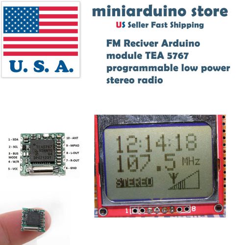 TEA5767 Receiver Programmable Low power FM Stereo Radio Module For Arduino