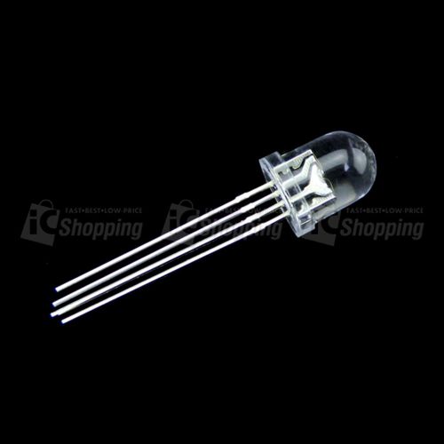 10x 8mm RGB Led lamp Common Cathode, CC, Clear Color,SEEED STUDIO