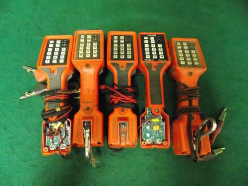 Harris lineman telephone ts22 butt test set (lot of 5) #a# for sale