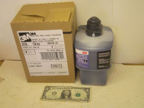 NEW 3M HEAVY DUTY GLASS CLEANER CONCENTRATE 20L MAKES 12 READY TO USE GALLONS