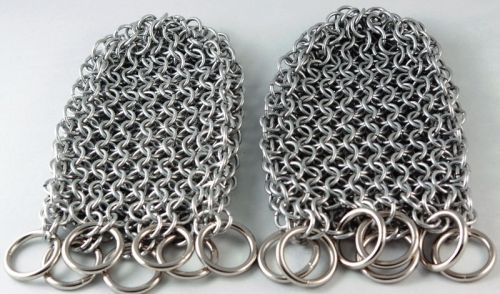 Chainmail Hand Mitts Restraints Use With Handcuffs Bondage New!