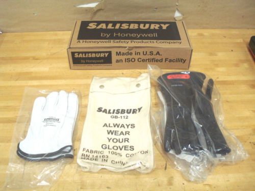 Salisbury Electrical Gloves Kit, Class 0, Size 8, Length 11&#034;  GK011B/8 |(80C)