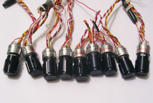 9x Alco MRS-3-3 w/KNOBS! 3 Pole, 150mA, 115VAC, 3 Position Mini Rotary Switch