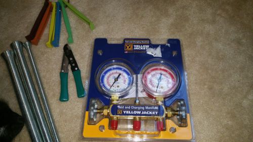 HVAC R22 and R410 manifold gauges