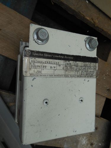 Ge spectra series 225amp 3phase 4wire end cap busduct busway busbar for sale
