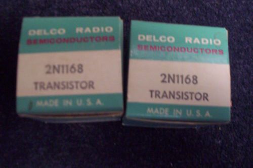2N1168 transistor  DELCO  2  USA