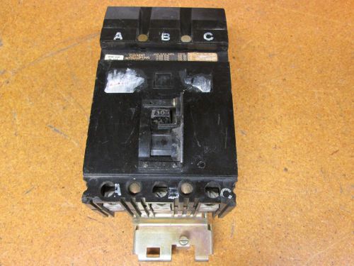Square d 4015419 circuit breaker 30a 3pole 600vac 125/250vdc type fa used for sale