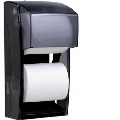Smoke Gray, Twin Standard Bathroom Tissue Roll Dispenser- 410412