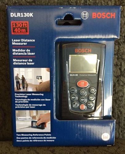 Bosch DLR130K Laser Digital Distance Measurer Kit 130 Ft. NEW