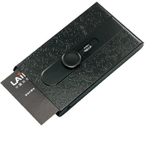 Automatic Slide Embossed Business Name Card Holder Case B31B