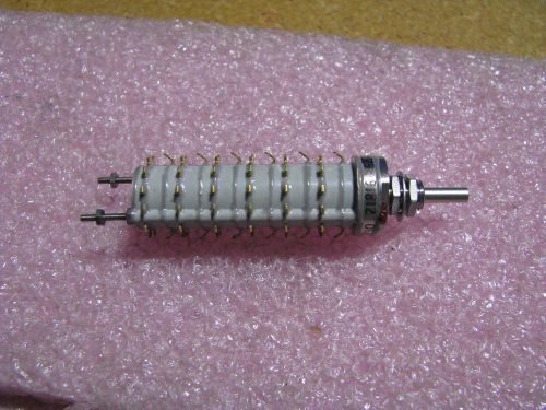 JANCO ROTARY SWITCH # 17-2579  NSN: 5930-01-237-7707 # D80F0005-1 DUAL MKT