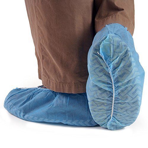 UltraSource 440089-L Disposable Shoe Cover  Large  Blue (Pack of 300)