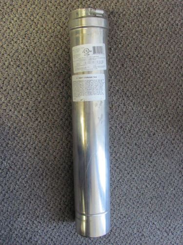 Z-flex z-vent special gas vent type bh 2svepwcf0301.5 - 3&#034; x 18&#034; 9n27 max 480 f for sale