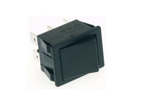 Velleman r905b power rocker switch 10a-250v dpdt on-on - black cap for sale