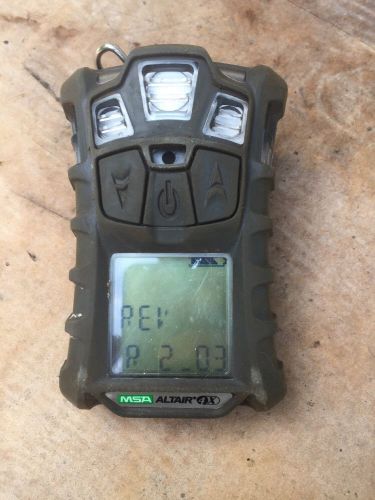 Msa altair 4x multi gas detector, o2,h2s,co,flammable gas monitor for sale