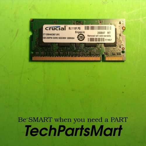 PC2-5300S-555-12-A0 Ici MT8HTF12864HDY-667E1 1729L 1GB DDR2 667 CL5 RAM Memory