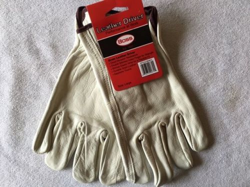 Gloves large men&#039;s grain leather gloves, natural boss gloves 4067l, new for sale